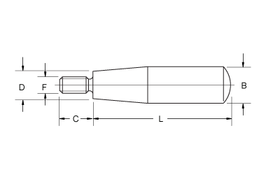 Fixed Tapered Handles Drawing