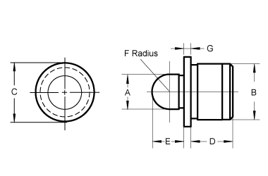 Bullet Nose Pins & Liners Drawing
