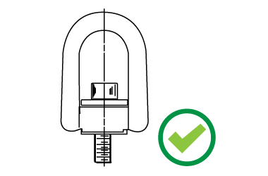 Heavy Duty Hoist Rings Drawing