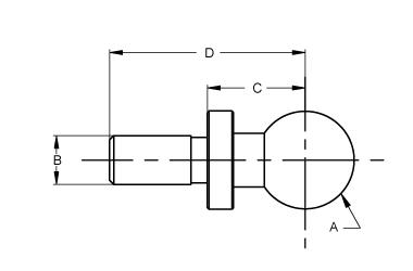 Shoulder Tooling Balls Drawing