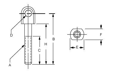 Swing Bolts Drawing