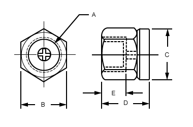 Swivel Nuts Drawing